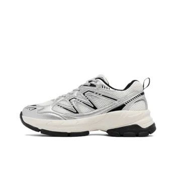 15 MINS Low Top Chunky Sneakers Women's Beige Silver