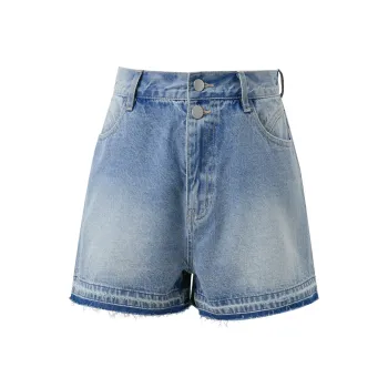 3COLOUR Denim Shorts Women's Sky Blue