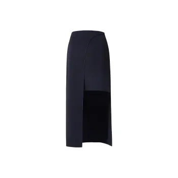GABRIELE COLANGELO Casual Long Skirts Women's Navy Blue