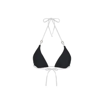 PRINCESS POLLY VICKIE TRIANGLE BIKINI TOP Bikini Women's BLACK/Black
