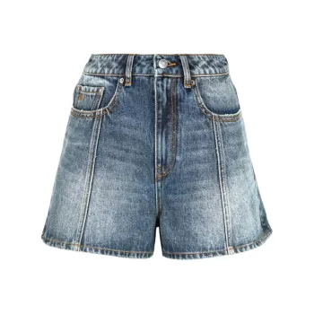 ARMANI EXCHANGEAE SS24 Denim Shorts Women's Indigo