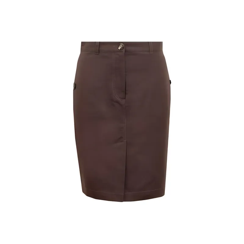 WEEKEND MaxMara Casual Long Skirts Women's Brown-0