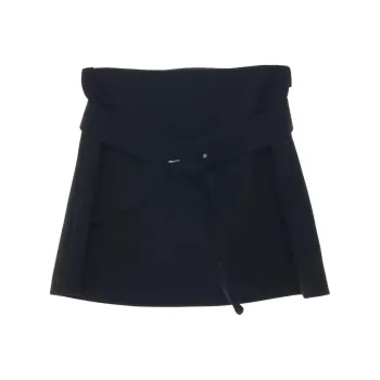 LOW CLASSIC Belted Mini Skirt
