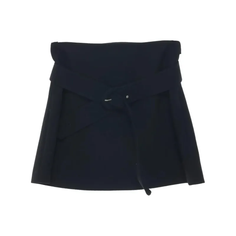 LOW CLASSIC Belted Mini Skirt-0