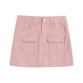 Pzhk Denim Short Skirts Women's