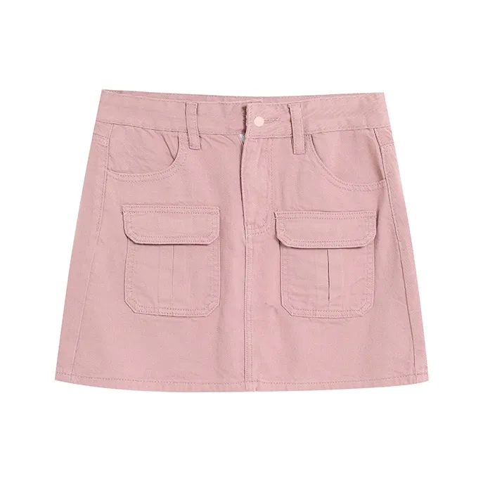 Pzhk Denim Short Skirts Women's-6