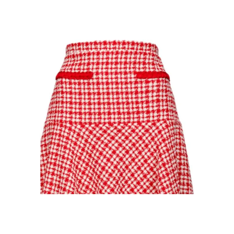 PINKO FW23 Casual Short Skirts Women's Pink-5