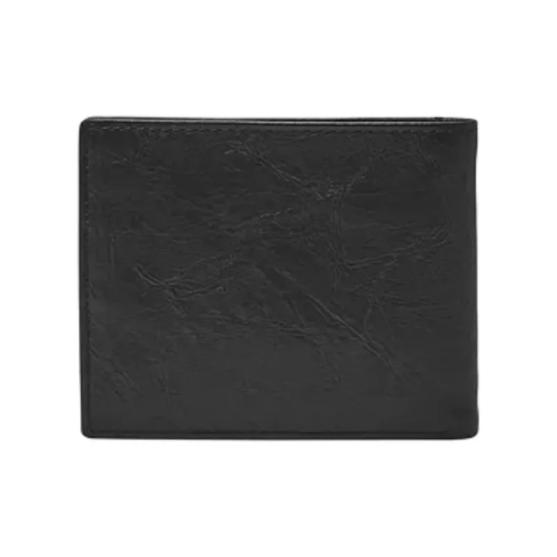 FOSSIL Leather Wallet Men's Black-1
