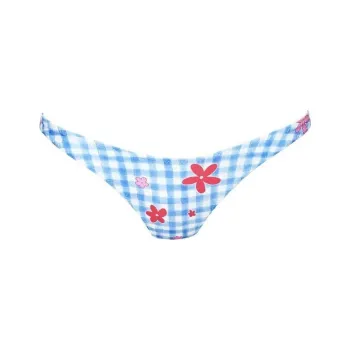PRINCESS POLLY LOVE LETTERS HIGH CUT CHEEKY BIKINI BOTTOMS Swimming Shorts Women's GINGHAM LORAL/Plaid Floral