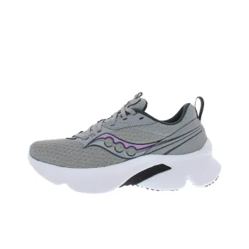 Saucony Odysseus Anti Slip Wear Resistant Low Top Casual Running Shoes Women's Gray