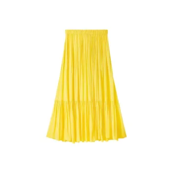 Miss Sixty Casual Long Skirts Women's Yellow