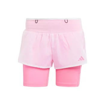 Adidas Tokyo Running 2 In 1 Shorts Sports Shorts Women's Bright Pink