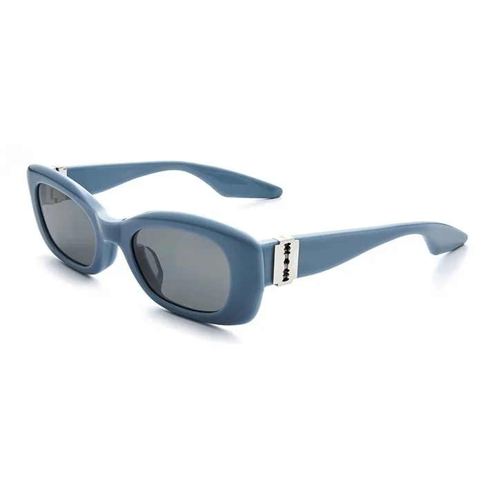 THE OWNER Plate Frame Rectangular Sunglasses Unisex-19