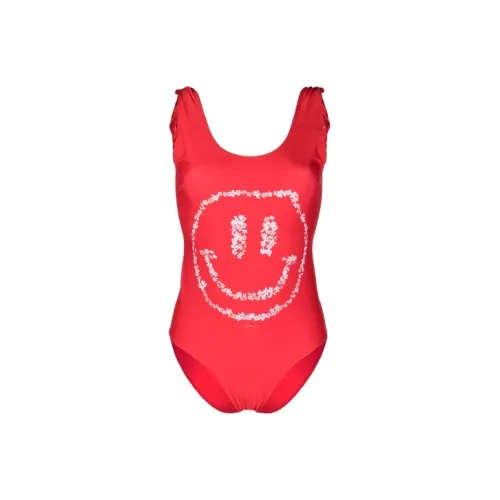 GANNI One Piece Swimsuits Women's Red