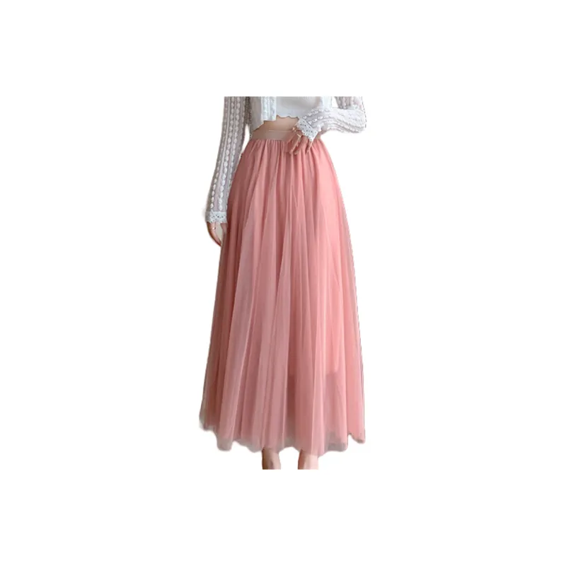 Cotton Gene Casual Long Skirt Women's-18