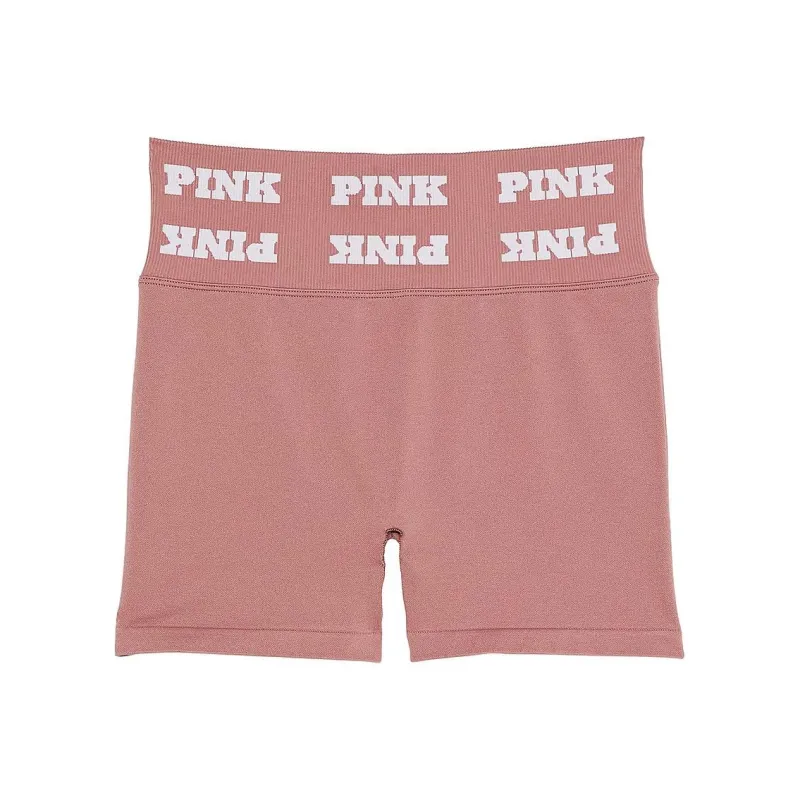 Victoria's Secret PINK SOFT SEAMLESS 3' SHORTS/Pink Sports Shorts Women's Pink-0