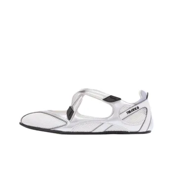 The Attico Floor 01 Casual Single Shoes Women's Silver