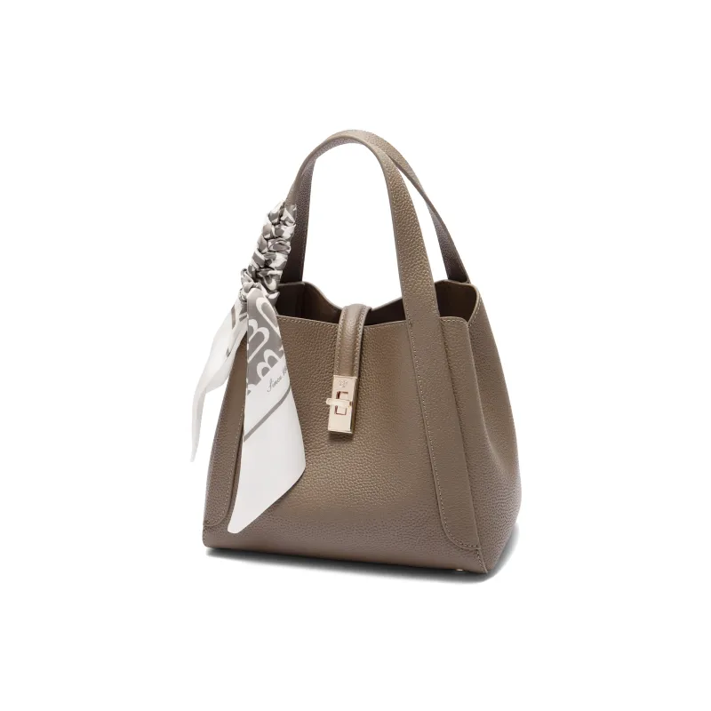 BELLE Cow Leather Handbag Medium Size Women's-1