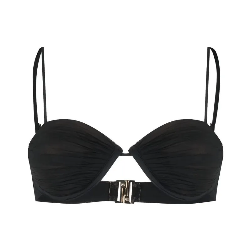 Self-portrait Self Portrait Ruched Bikini Top-0