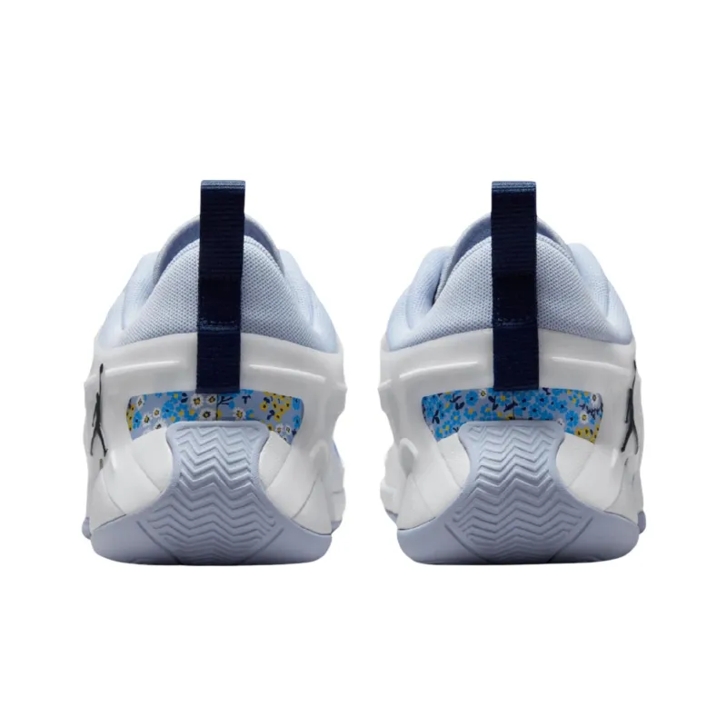 Jordan Heir Collection Anti Slip Wear Resistant Low Top Basketball Shoes Women's Blue White-3
