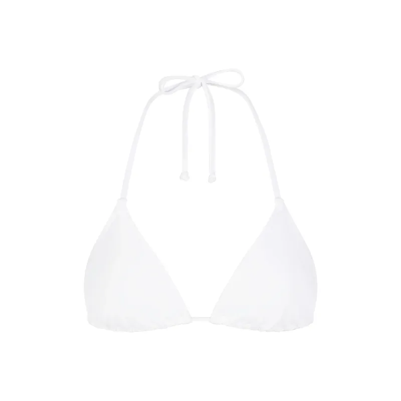 SKIMS SIGNATURE SWIM TRIANGLE TOP Bikini Women's SNOW/Snow-0