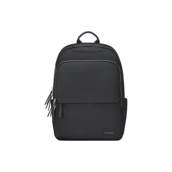 SEPTWOLVES Fabric Backpack Large Size Unisex Black