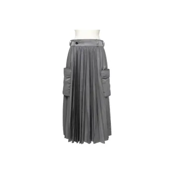Sacai Pleated Midi Skirt
