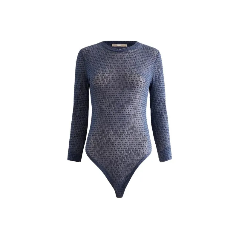 KITH Women's AW23 Fall/Winter Collection One-Piece Swimsuits Women's Blue-0