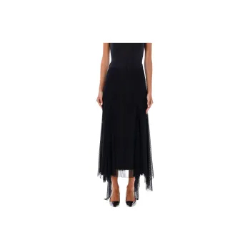 Givenchy Layered Tulle Midi Skirt