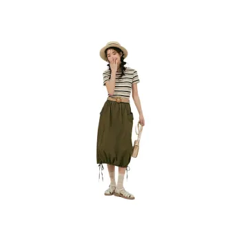 ZIHAN Casual Long Skirt Women's