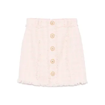 BALMAIN Tweed Mini Skirt