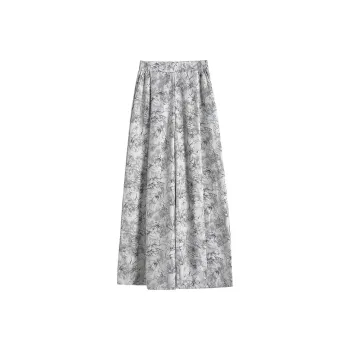 MADALLO Casual Pants Women's White With Floral