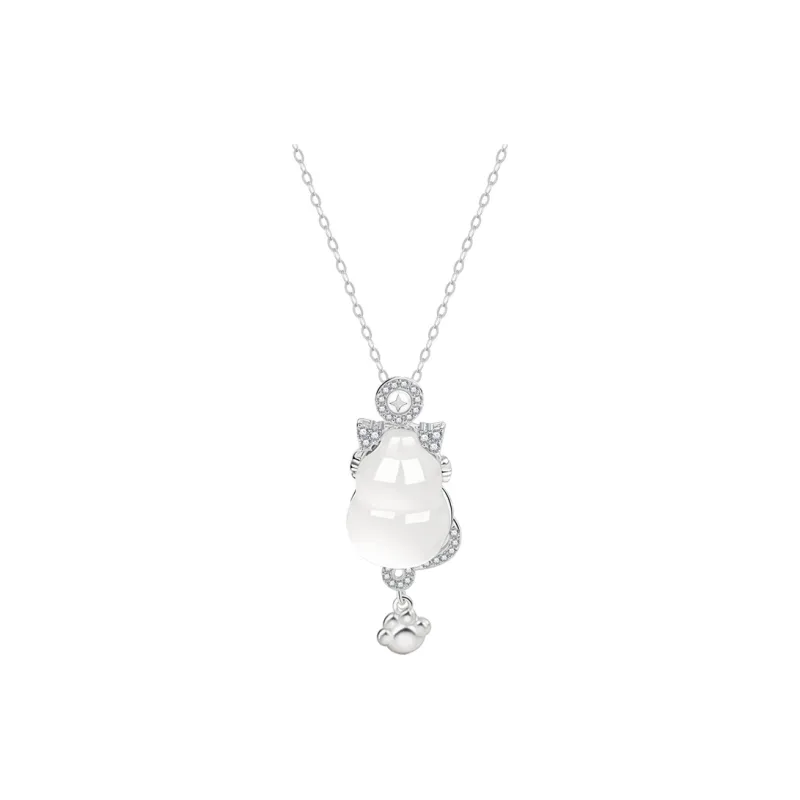 Shang Qianyi Natural Chalcedony Necklaces Women's-0