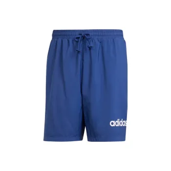 Adidas ESSENTIALS Linear Logo Casual Shorts Men's Dark Blue White