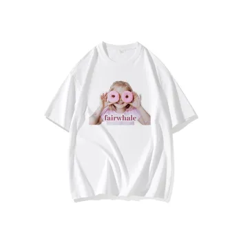 FAIRWHALE Drop Shoulder Sleeve T Shirt Women's