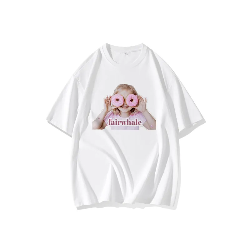 FAIRWHALE Drop Shoulder Sleeve T Shirt Women's-0