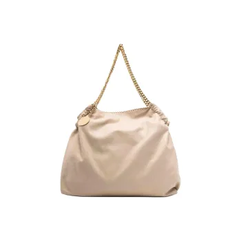 Stella McCartney Polyester Tote Bag, Shopping Bag, Shoulder Bag Women's Light Beige