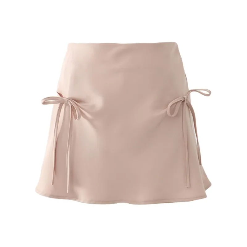 Wen Shan Casual Short Skirts Women's Pink-0