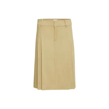 ARITZIA Sunday Best Rider Midi Skirt Casual Long Skirt Women's Wicker Tan