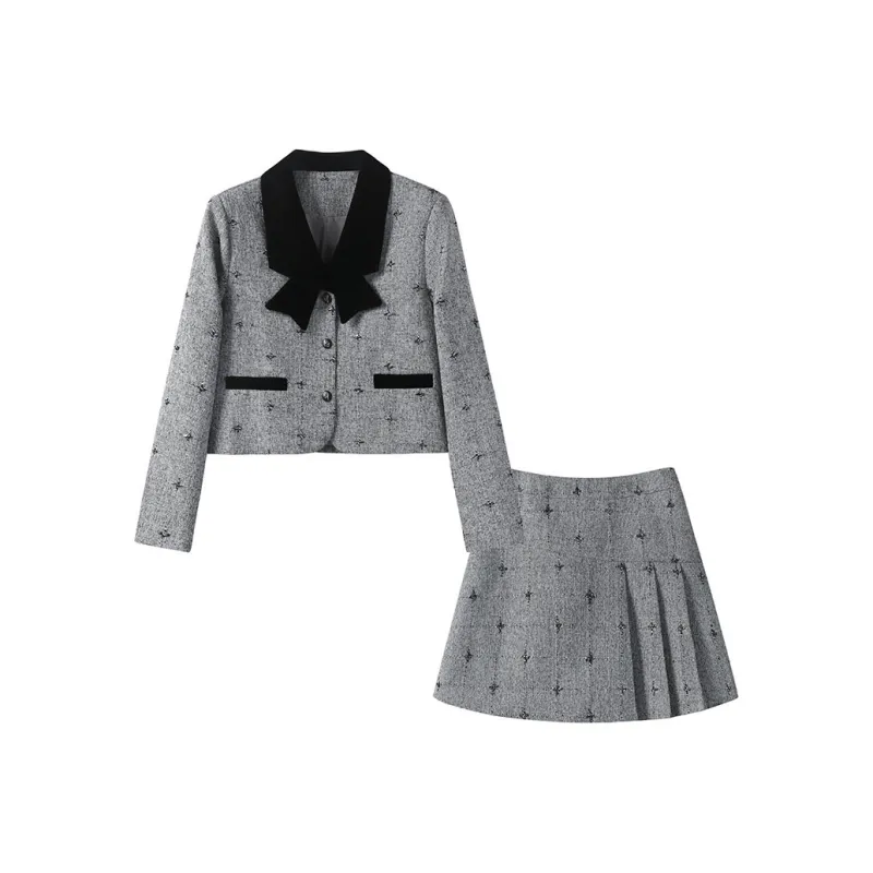 FAIRWHALE Skirt Set Women's Dove Gray-0