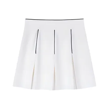 KSWISS Casual Short Skirts Women's Gauze White