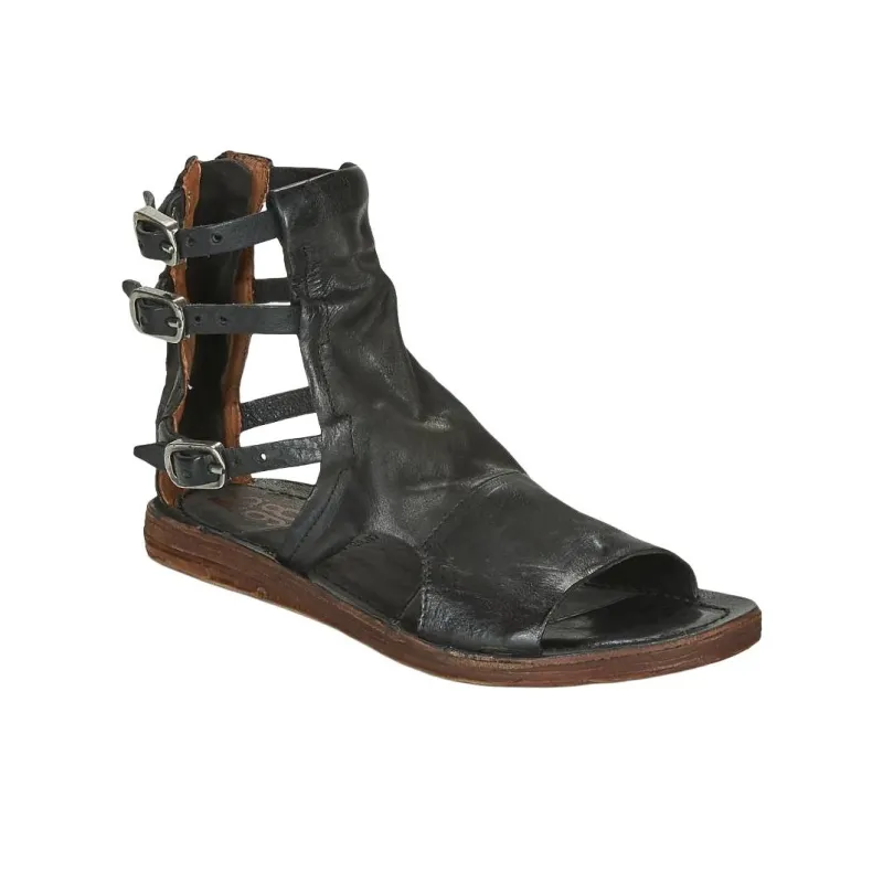 AirStep RAMOS BRIDES Roman Sandals Women's Black-3