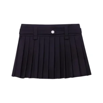 Maje Pleated Mini Skirt