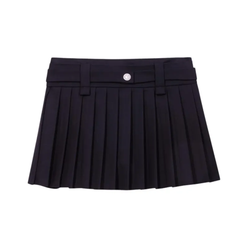 Maje Pleated Mini Skirt-0