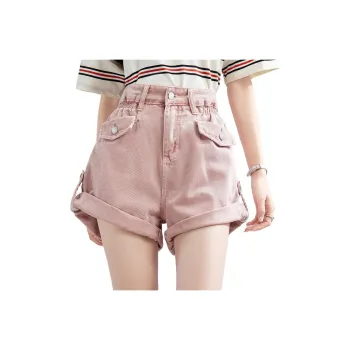 CARBAMMI Denim Shorts Women's Pink