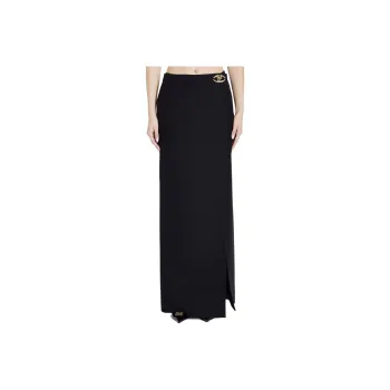 Valentino Logo Plaque Maxi Skirt