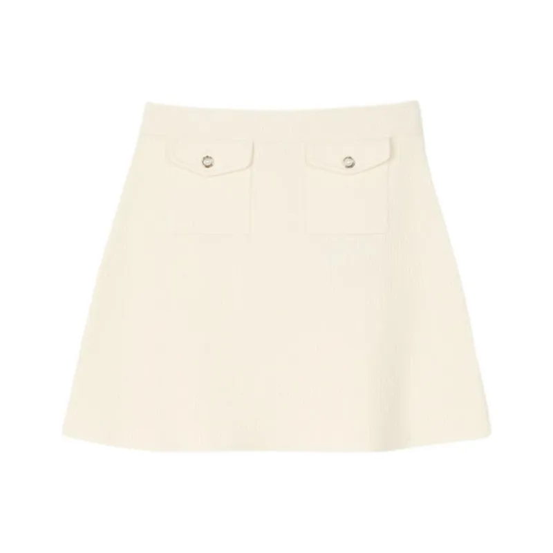 Sandro Ribbed Mini Skirt-0