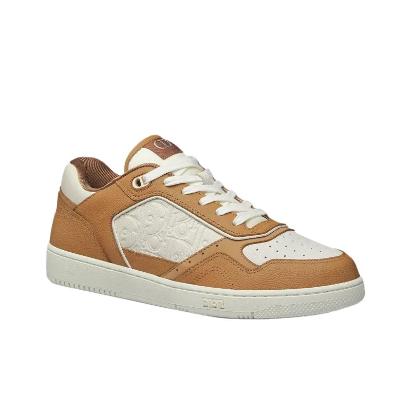 DIOR B27 Uptown Low Top Skateboard Shoes Unisex Brown-1