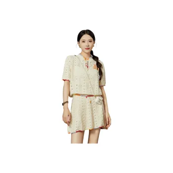 Weekly Casual Short Skirts Women's Ecru