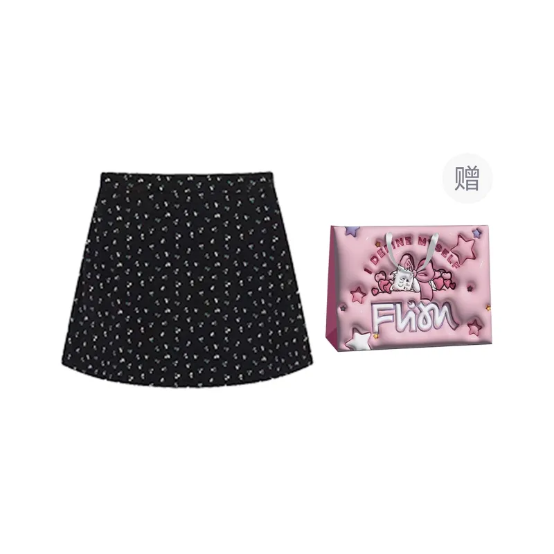 FLIM Casual Short Skirts Women's Black-6